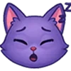 😴 Эмодзи «😍 Набор эмоджи с милой кисой Алисой» для Telegram