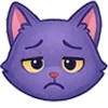 😟 Эмодзи «😍 Набор эмоджи с милой кисой Алисой» для Telegram