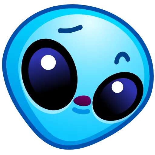😯 Эмодзи «Alien Emoji» для Telegram