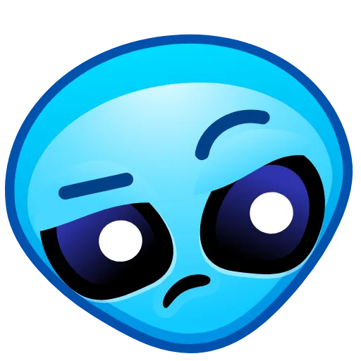🙄 Эмодзи «Alien Emoji» для Telegram