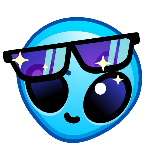 😎 Эмодзи «Alien Emoji» для Telegram