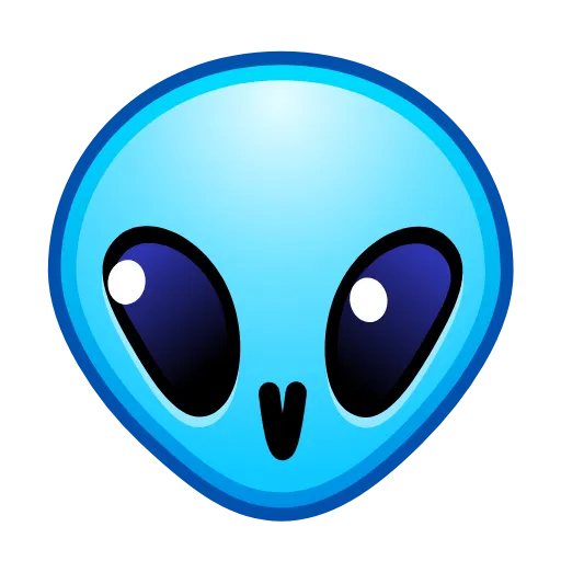 😍 Эмодзи «Alien Emoji» для Telegram