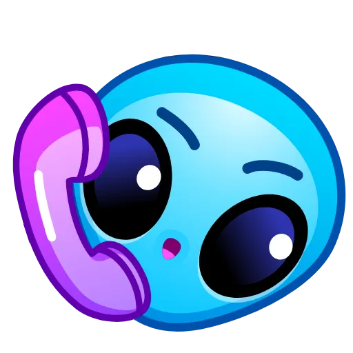 📞 Эмодзи «Alien Emoji» для Telegram