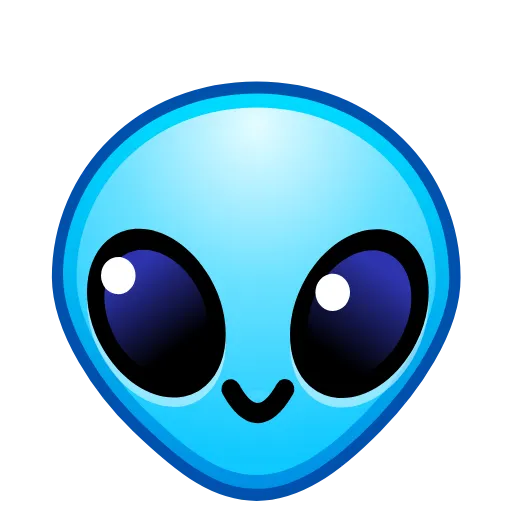😁 Эмодзи «Alien Emoji» для Telegram