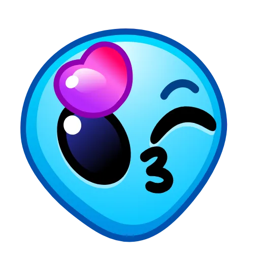 😘 Эмодзи «Alien Emoji» для Telegram