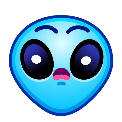 😨 Эмодзи «Alien Emoji» для Telegram