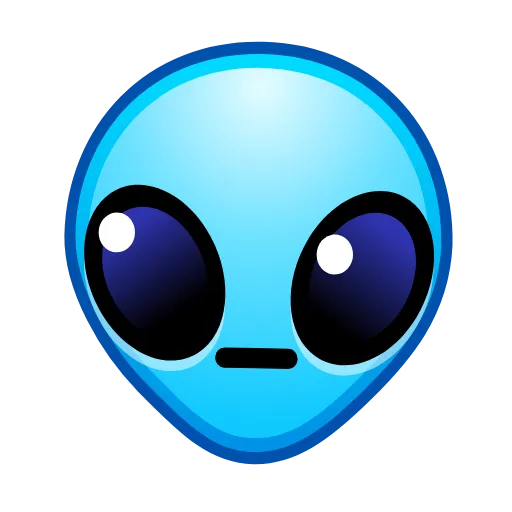 😐 Эмодзи «Alien Emoji» для Telegram