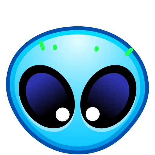 😶 Эмодзи «Alien Emoji» для Telegram