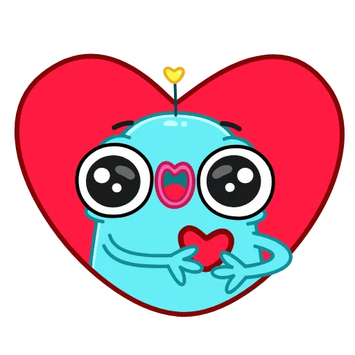 ❤️ Эмодзи «Инопланетяшка» для Telegram