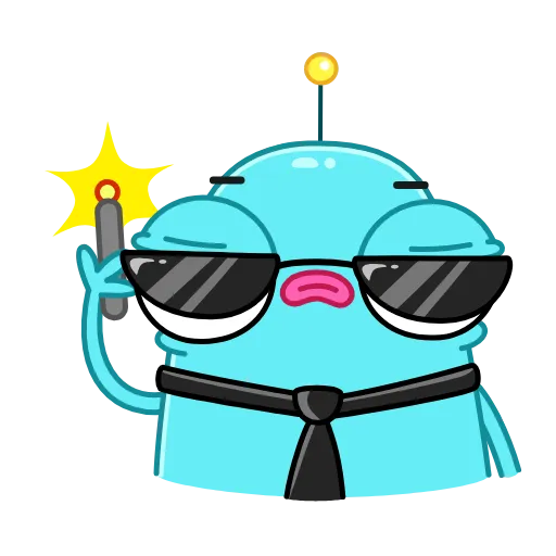😎 Эмодзи «Инопланетяшка» для Telegram