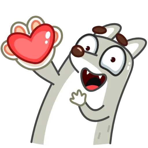 ❤️ Эмодзи «Alpha Wolf стикерные эмоджи с волком» для Telegram
