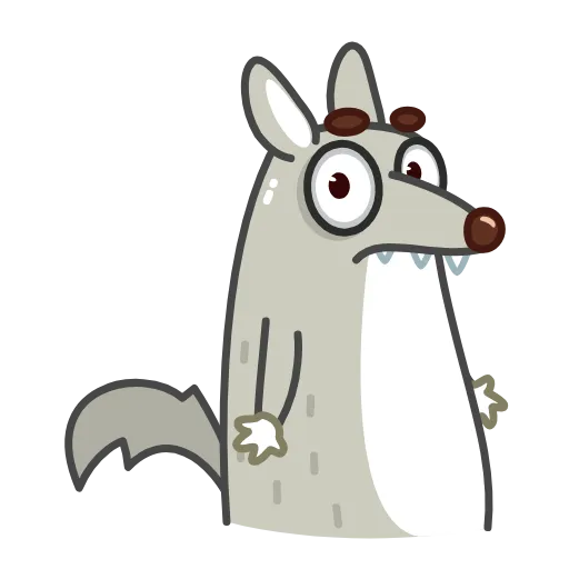 🫤 Эмодзи «Alpha Wolf стикерные эмоджи с волком» для Telegram