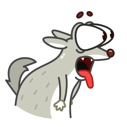 😳 Эмодзи «Alpha Wolf стикерные эмоджи с волком» для Telegram