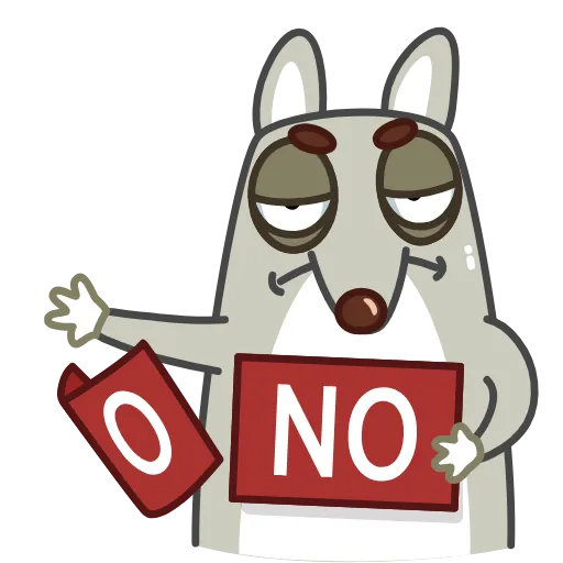 🙅‍♂️ Эмодзи «Alpha Wolf стикерные эмоджи с волком» для Telegram