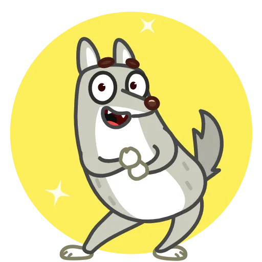 🎊 Эмодзи «Alpha Wolf стикерные эмоджи с волком» для Telegram