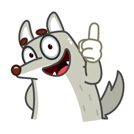 👍 Эмодзи «Alpha Wolf стикерные эмоджи с волком» для Telegram