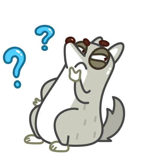 ❓ Эмодзи «Alpha Wolf стикерные эмоджи с волком» для Telegram