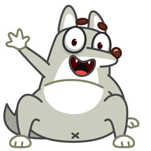 ✋ Эмодзи «Alpha Wolf стикерные эмоджи с волком» для Telegram