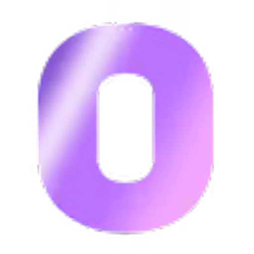 😉 Эмодзи «Фиолетовые буквы» для Telegram