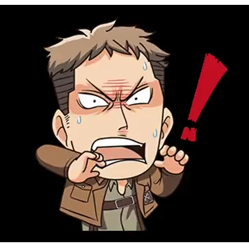 😱 Стикер «ATTACK ON TITAN» для Telegram
