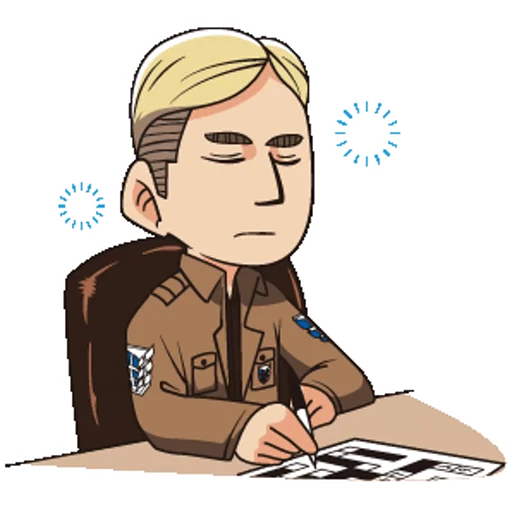 😴 Стикер «ATTACK ON TITAN» для Telegram