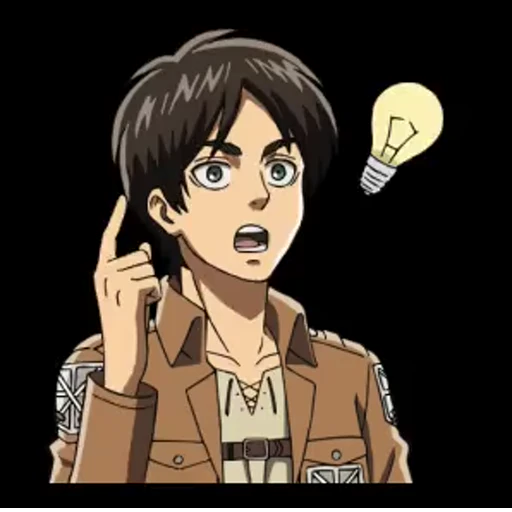 🤔 Стикер «ATTACK ON TITAN» для Telegram