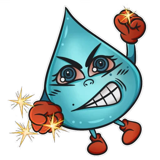 😡 Стикер «Капля» для Telegram