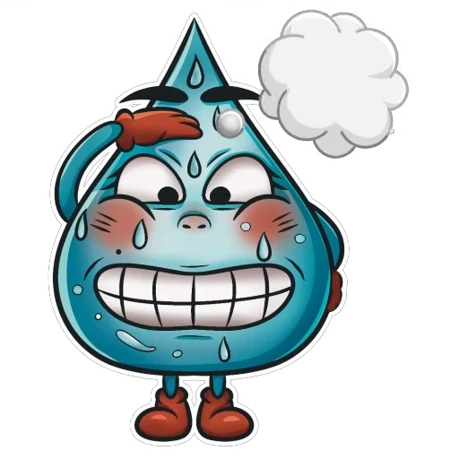 🤯 Стикер «Капля» для Telegram