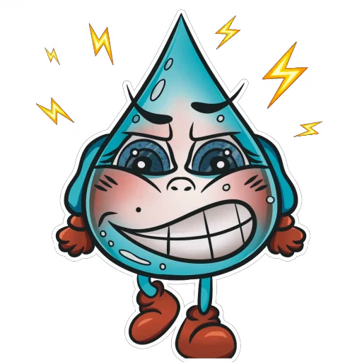 🤬 Стикер «Капля» для Telegram
