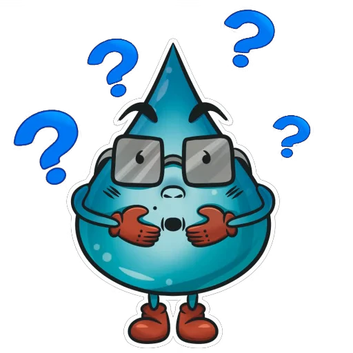❓ Стикер «Капля» для Telegram