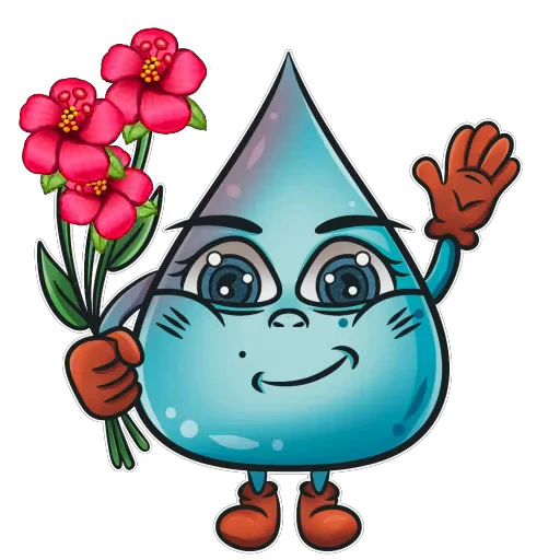 Стикерпак Капля для Telegram