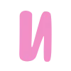 🌷 Эмодзи «Розовые буквы и таблички» для Telegram