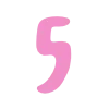 🌷 Эмодзи «Розовые буквы и таблички» для Telegram