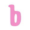 🌷 Эмодзи «Розовые буквы и таблички» для Telegram