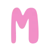 🌷 Эмодзи «Розовые буквы и таблички» для Telegram