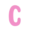 🌷 Эмодзи «Розовые буквы и таблички» для Telegram