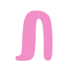 🌷 Эмодзи «Розовые буквы и таблички» для Telegram