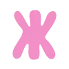 🌷 Эмодзи «Розовые буквы и таблички» для Telegram