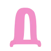 🌷 Эмодзи «Розовые буквы и таблички» для Telegram
