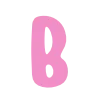 🌷 Эмодзи «Розовые буквы и таблички» для Telegram