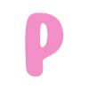🌷 Эмодзи «Розовые буквы и таблички» для Telegram