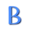 💙 Эмодзи «Синие буквы, иконки» для Telegram