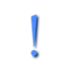 💙 Эмодзи «Синие буквы, иконки» для Telegram
