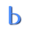 💙 Эмодзи «Синие буквы, иконки» для Telegram