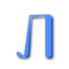💙 Эмодзи «Синие буквы, иконки» для Telegram