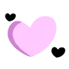🖤 Эмодзи «Розовые иконки для оформления постов» для Telegram