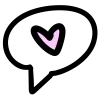 🖤 Эмодзи «Розовые иконки для оформления постов» для Telegram