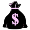 🖤 Эмодзи «Розовые иконки для оформления постов» для Telegram