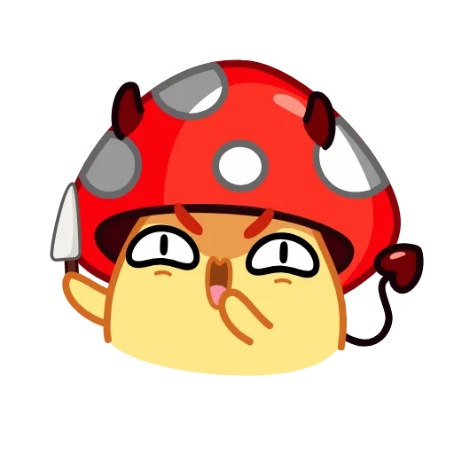 🔪 Эмодзи «Amanita Mushroom» для Telegram