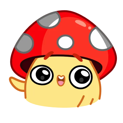 😉 Эмодзи «Amanita Mushroom» для Telegram